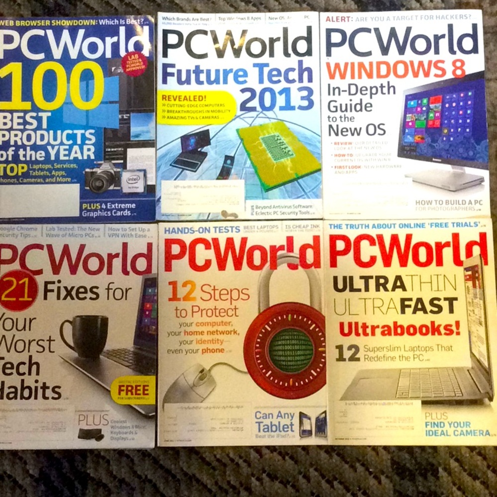 VINTAGE PC WORLD MAGAZINES